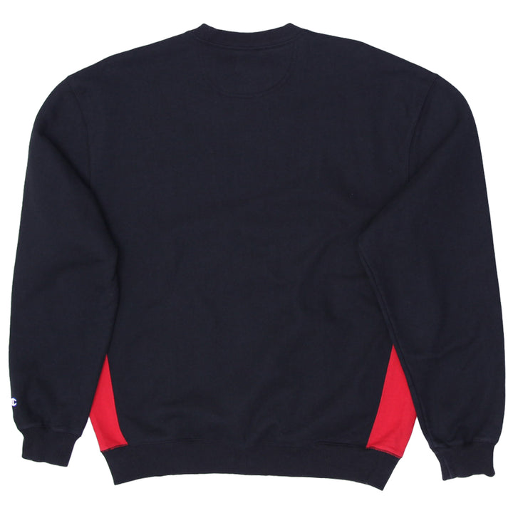 Vintage Embroidered Champion Logo Black Sweatshirt