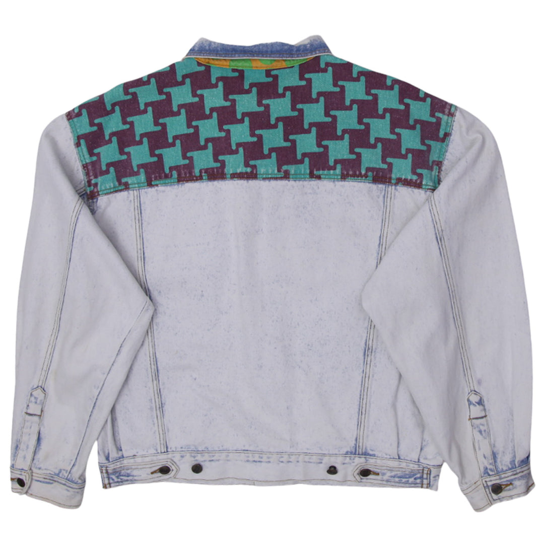 Vintage GET USED Classic Jeans RN 71554 by Elie Patchwork Denim Jacket