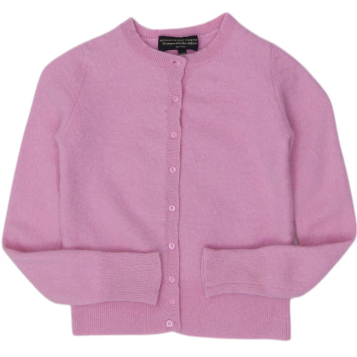 Ladies Hudson Bay Company 100% Cashmere Button Up Sweater