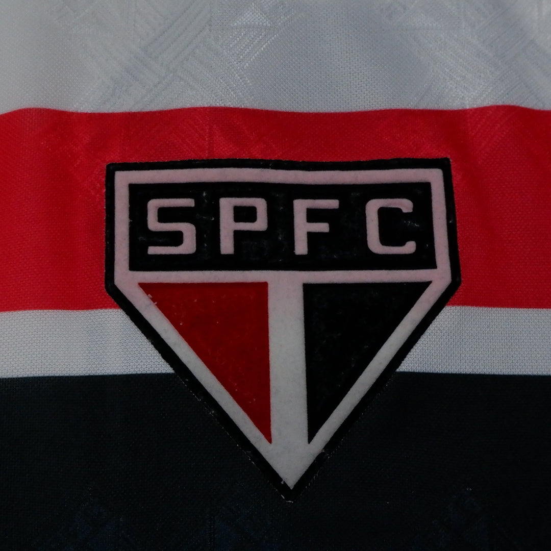 Vintage Mens Penalty SPFC Soccer Jersey White Red Black