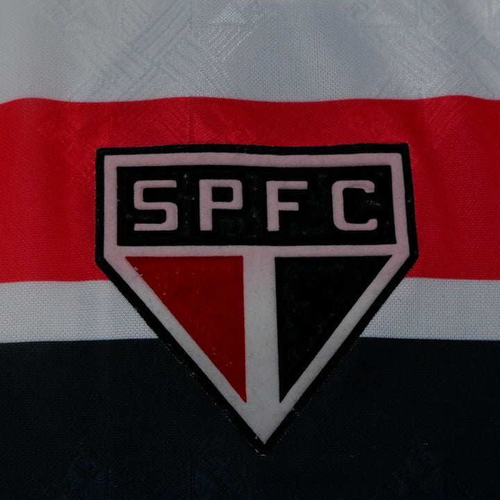 Vintage Mens Penalty SPFC Soccer Jersey White Red Black