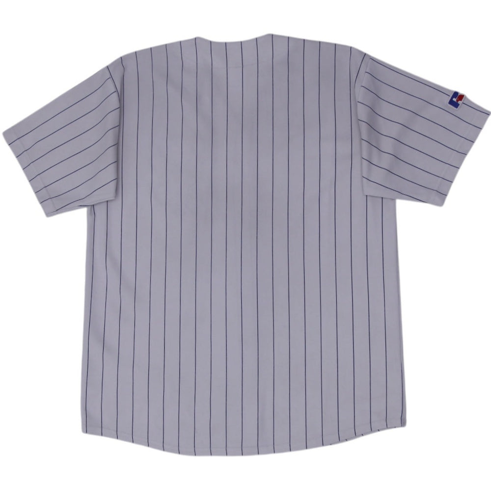 Vintage 90s Russell Athletic New York Yankees MLB baseball Jersey L | Migration_Jerseys - Side View | Fashion Rerun