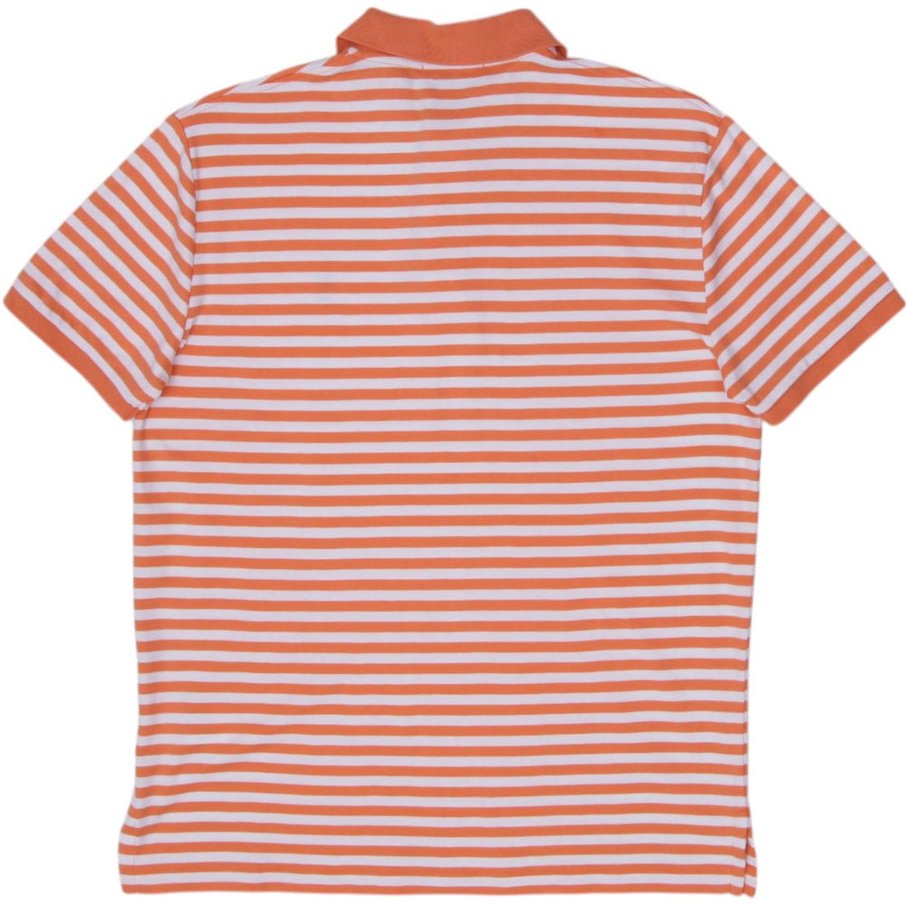 Polo Ralph Lauren Striped Custom Slim Fit Polo Shirt Size M | Migration_T-Shirts - Side View | Fashion Rerun