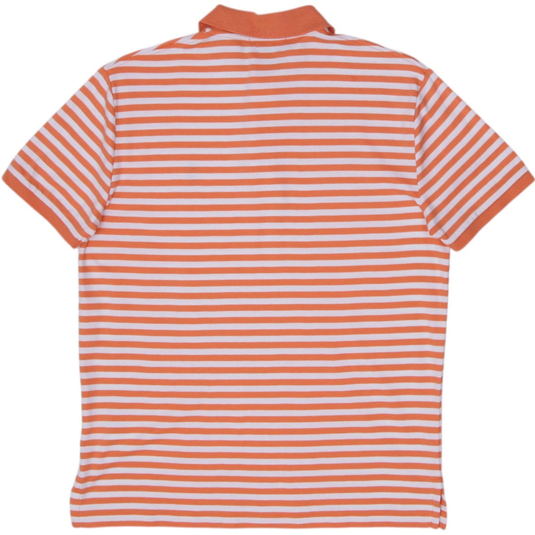 Polo Ralph Lauren Striped Custom Slim Fit Polo Shirt Size M | Migration_T-Shirts - Side View | Fashion Rerun