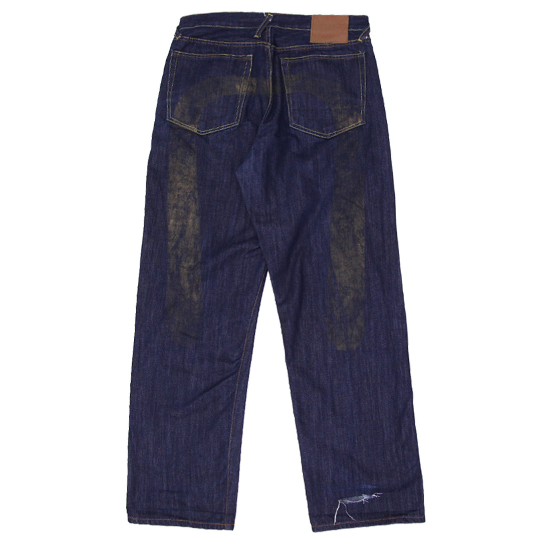 Y2K Evisu 100% Cotton Button Fly Jeans