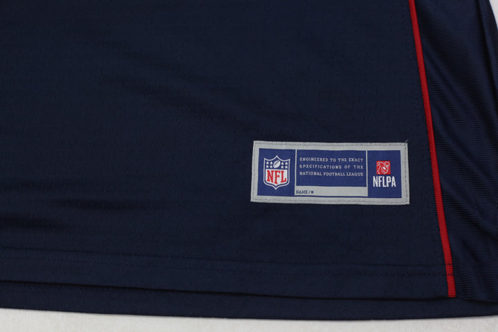 Mens Nike On Field Mens Blue New England Patriots Mac Jones 10 NFL Jersey