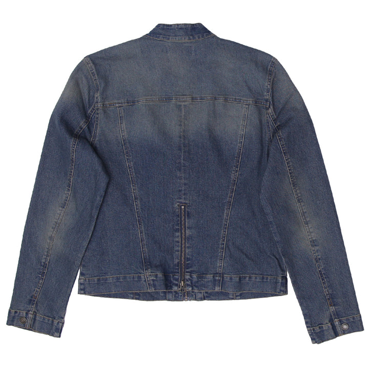 Y2K Ladies Full Zip Denim Jacket - Fashion Rerun Vintage Migration_Jacket
