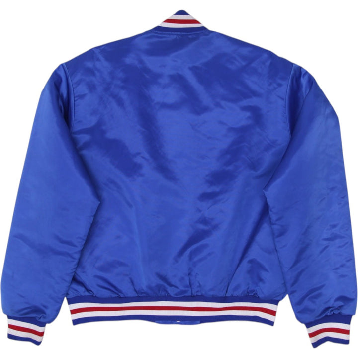 Vintage 1990s Chicago Cubs MLB Satin Jacket XL Made In USA | Migration_Jackets - Side View | Fashion Rerun