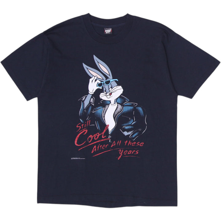 Vintage 1990 Looney Tunes Bugs Bunny T-Shirt Made in USA Size XL