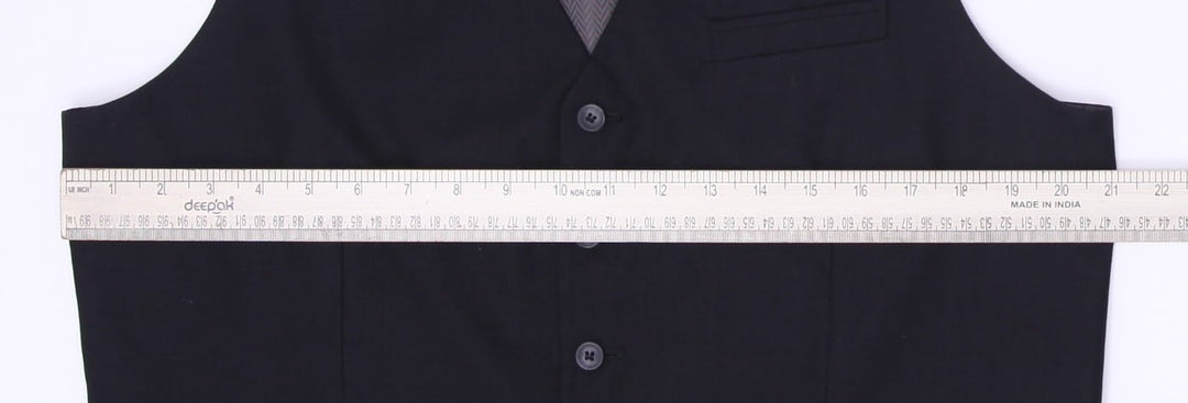 Classic Formal Waistcoat Adjustable Vest Size L