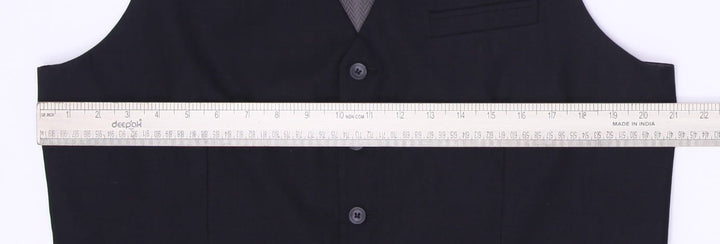 Classic Formal Waistcoat Adjustable Vest Size L