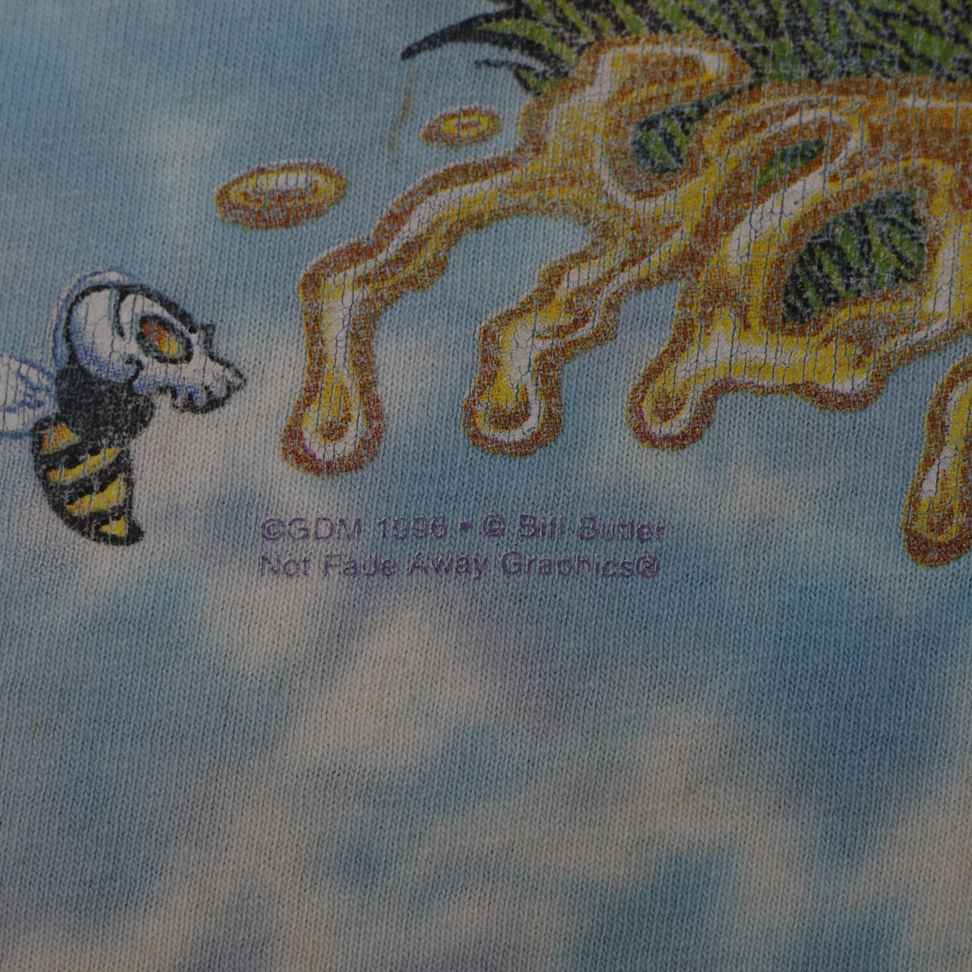 Vintage 1996 Grateful Dead Honey Bear Sunflower Tie-Dye T-Shirt XL Made In USA