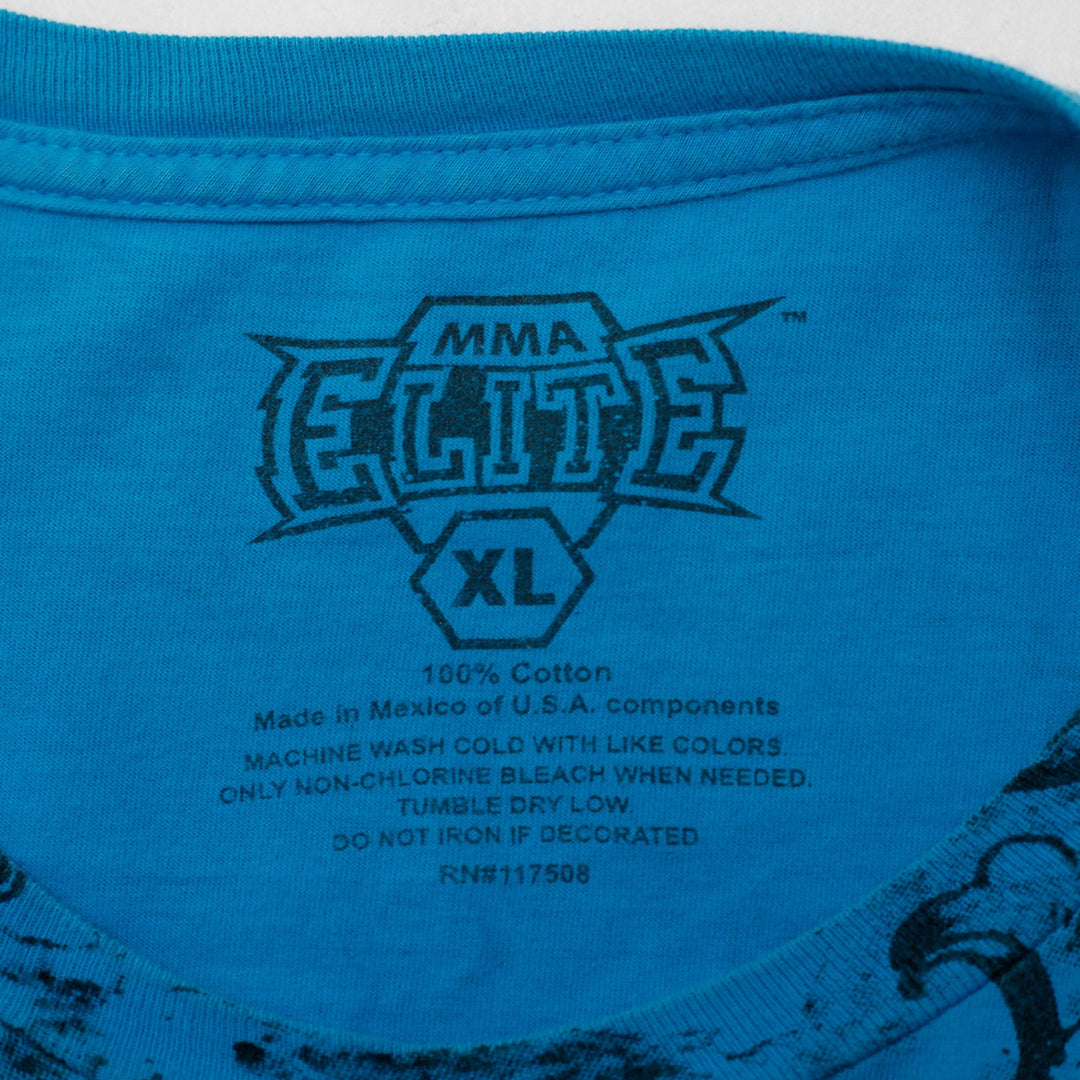 Y2K Mens MMA Elite Graphic Short Sleeve T-Shirt Size XL | Migration_T-Shirts - Back View | Fashion Rerun