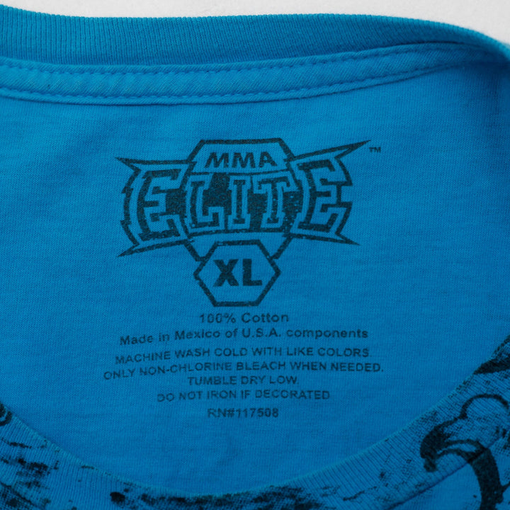 Y2K Mens MMA Elite Graphic Short Sleeve T-Shirt Size XL | Migration_T-Shirts - Back View | Fashion Rerun