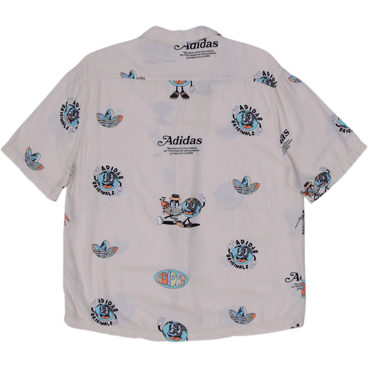 Mens Adidas Originals Graphic Print Casual Shirt Size S