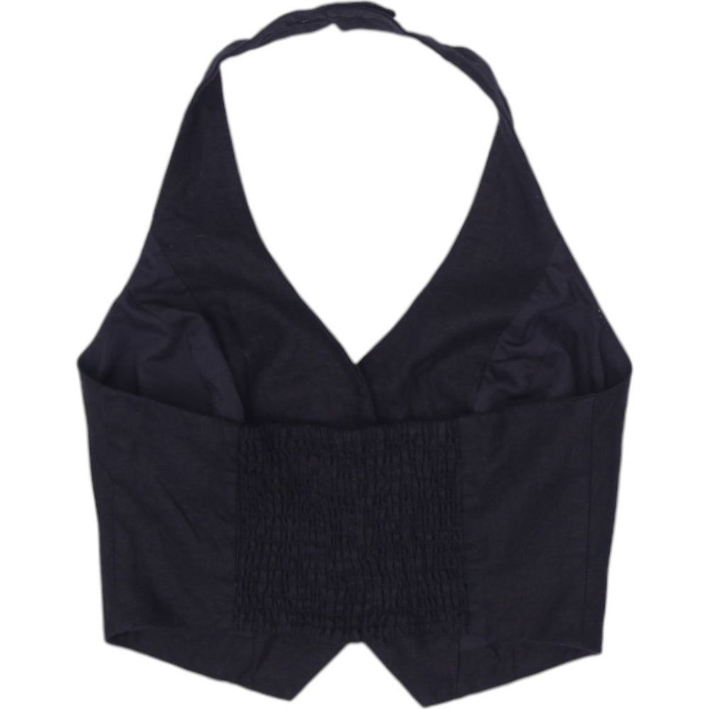 Y2K Button Halter Vest Size 8 | Migration_Y2K Tops - Side View | Fashion Rerun