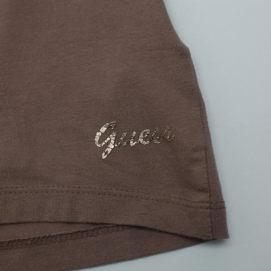 Y2K Ladies Guess Butterfly Graphic Cotton Tee Size M | Migration_Y2K Tops - Detail View | Fashion Rerun