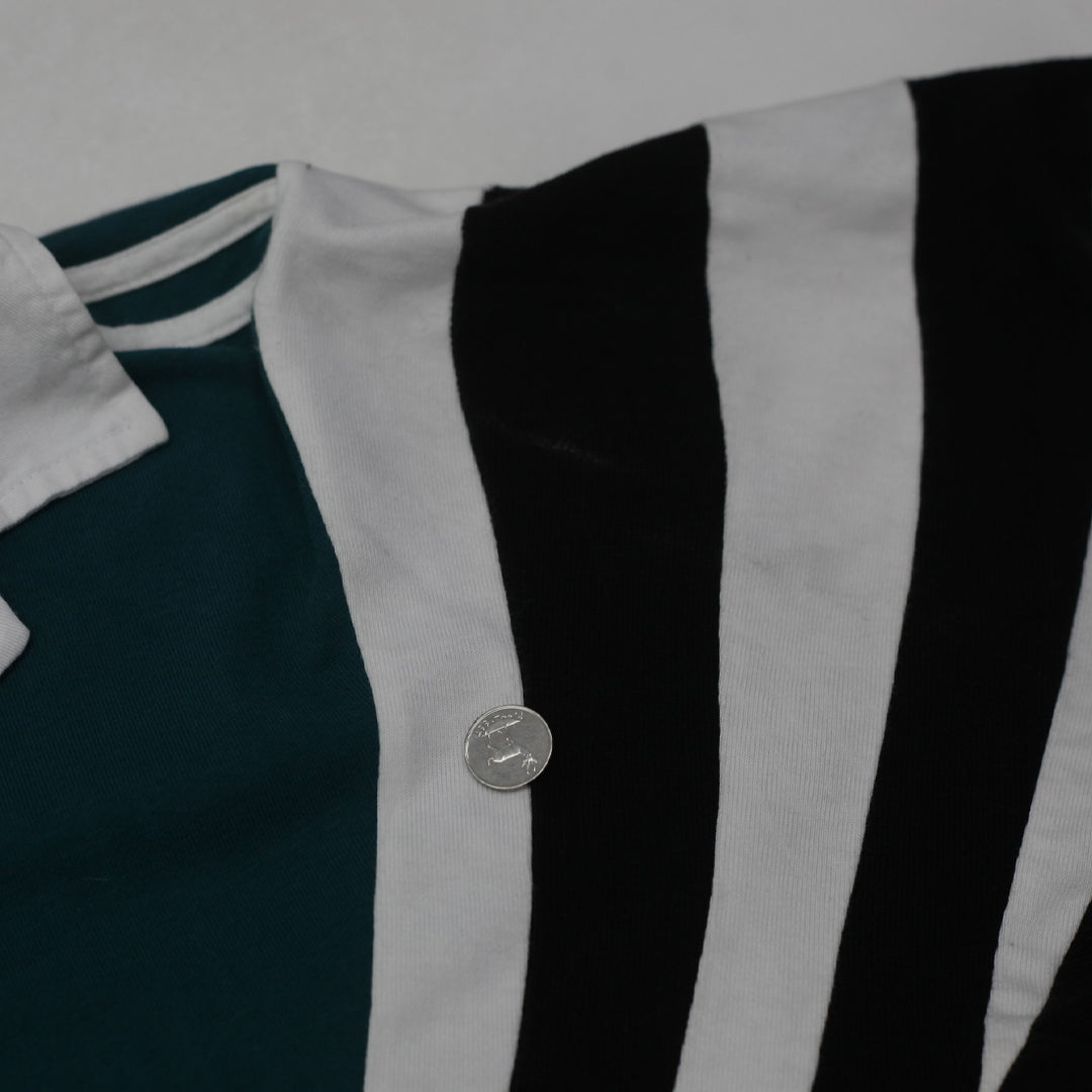 Vintage Adidas Training Rugby Polo Shirt -Size Large - Fashion Rerun Vintage Migration_T-Shirt