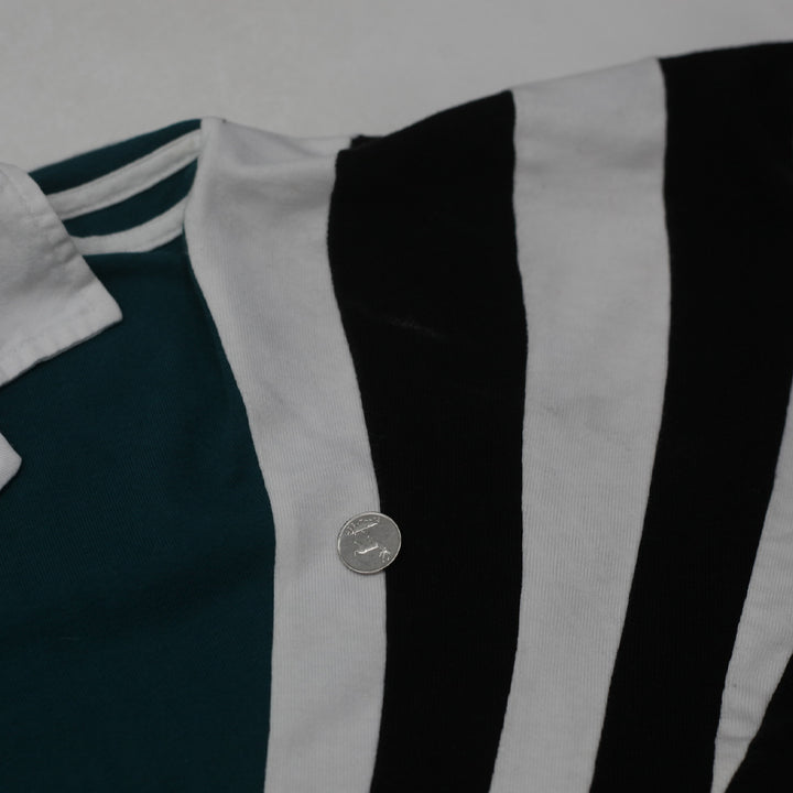 Vintage Adidas Training Rugby Polo Shirt -Size Large - Fashion Rerun Vintage Migration_T-Shirt