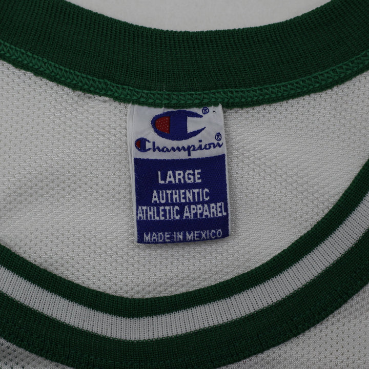 Vintage Champion Celtics Walker #8 White Mesh Basketball Jersey Size L | Migration_Jerseys - Back View | Fashion Rerun
