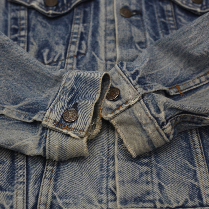 Vintage Levi Strauss 70726-0216 Trucker Denim Jacket Distressed - Fashion Rerun Vintage Migration_Jacket