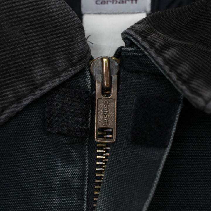 Mens Carhartt Distressed Full Zip Black Workwear Jacket Size 48 | Migration_Jackets WW Collection - View 6 | Fashion Rerun