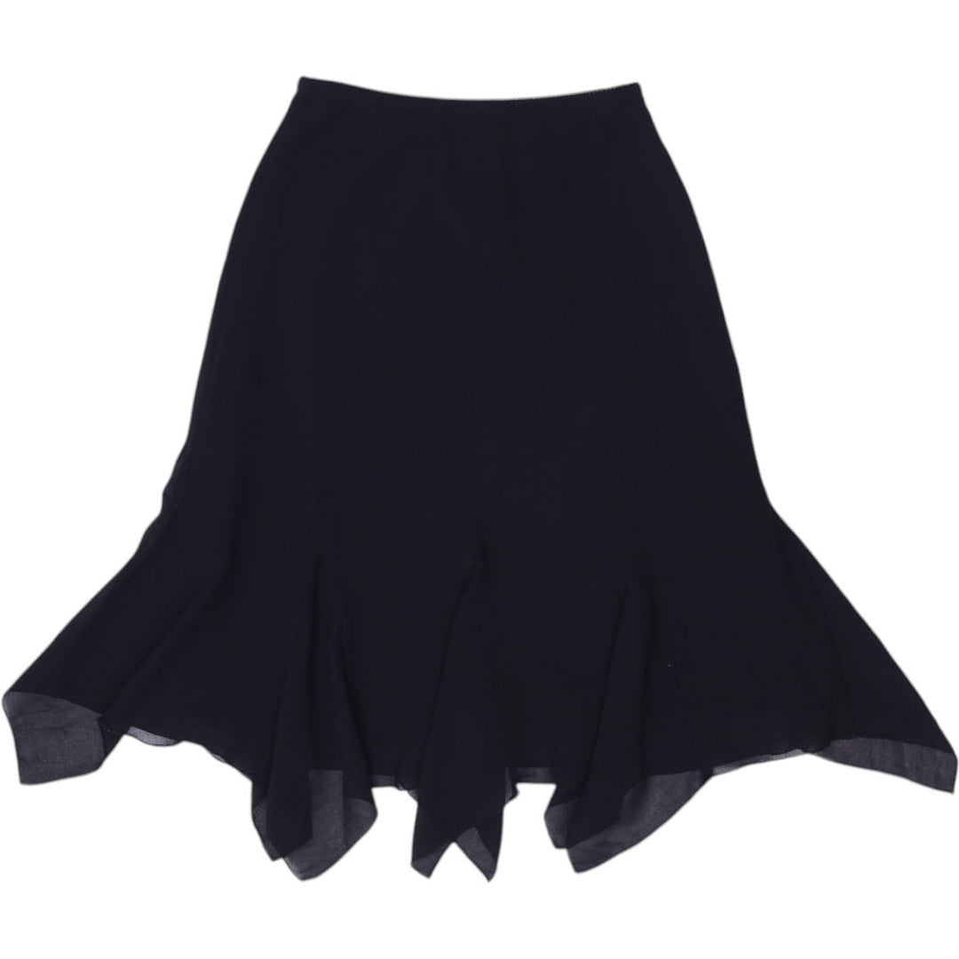 Y2K Ladies Ronni Nicole Flared Midi Skirt Size PS
