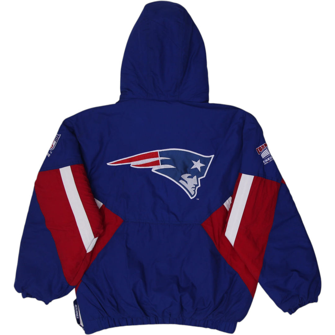 Vintage Mens 90s Starter NFL ProLine New England Patriots Pepsi Pullover Puffer