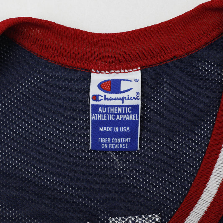 Vintage 90s Houston Rockets Clyde Drexler Champion Basketball Jersey Made in USA | Migration_Jerseys - Detail | Fashion Rerun