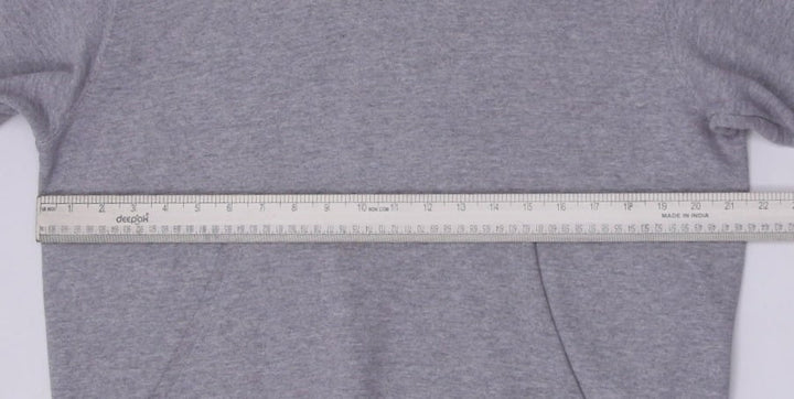 Vintage Nike Embroidered Center Swoosh Logo Gray Pullover Hoodie M | Migration_Hoodies - View 6 | Fashion Rerun