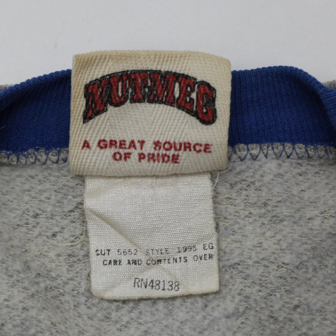 Vintage 1989 Nutmeg Mills Cleveland Cavaliers Crewneck Sweatshirt Royal Blue L