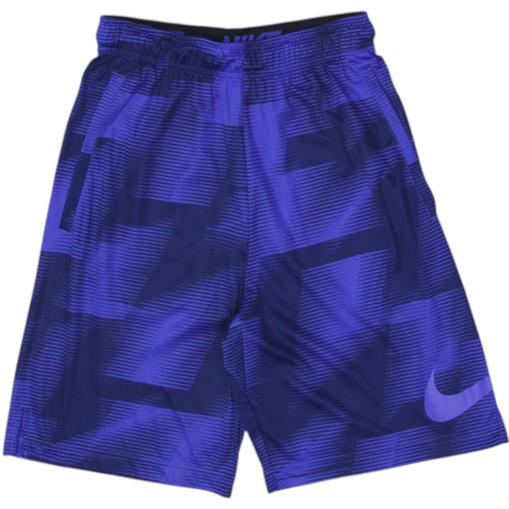 Mens Nike Sports Shorts Blue Graphic Pattern Dri-Fit