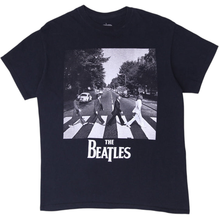 Mens The Beatles Abbey Road Album Cover T-Shirt Size M