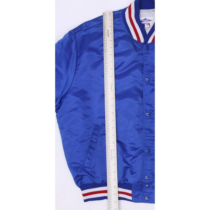 Vintage 1990s Chicago Cubs MLB Satin Jacket XL Made In USA | Migration_Jackets - View 7 | Fashion Rerun