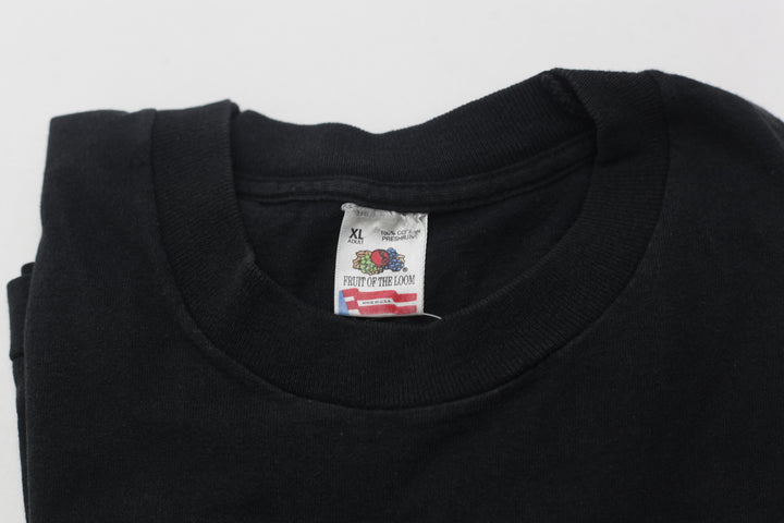 Vintage Chicago Bulls Back To Back To Back Champion T-Shirt S.Stitch Made in USA XL