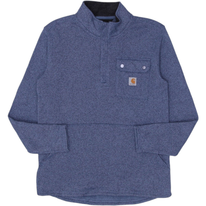 Mens Carhartt Relaxed Fit Midweight Quarter-Zip Pocket Sweater Fleece