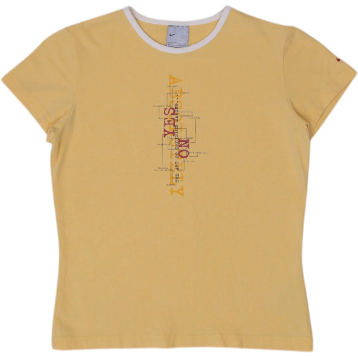 Vintage Ladies Nike Crew Neck Cotton Casual T-Shirt Size S | Migration_T-Shirts | Fashion Rerun