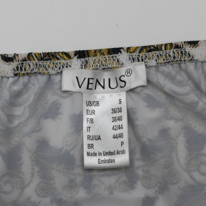 Y2K Ladies Leopard Print Artsy Cool Sleeveless Tank Top Size S | Migration_Y2K Tops - Back View | Fashion Rerun