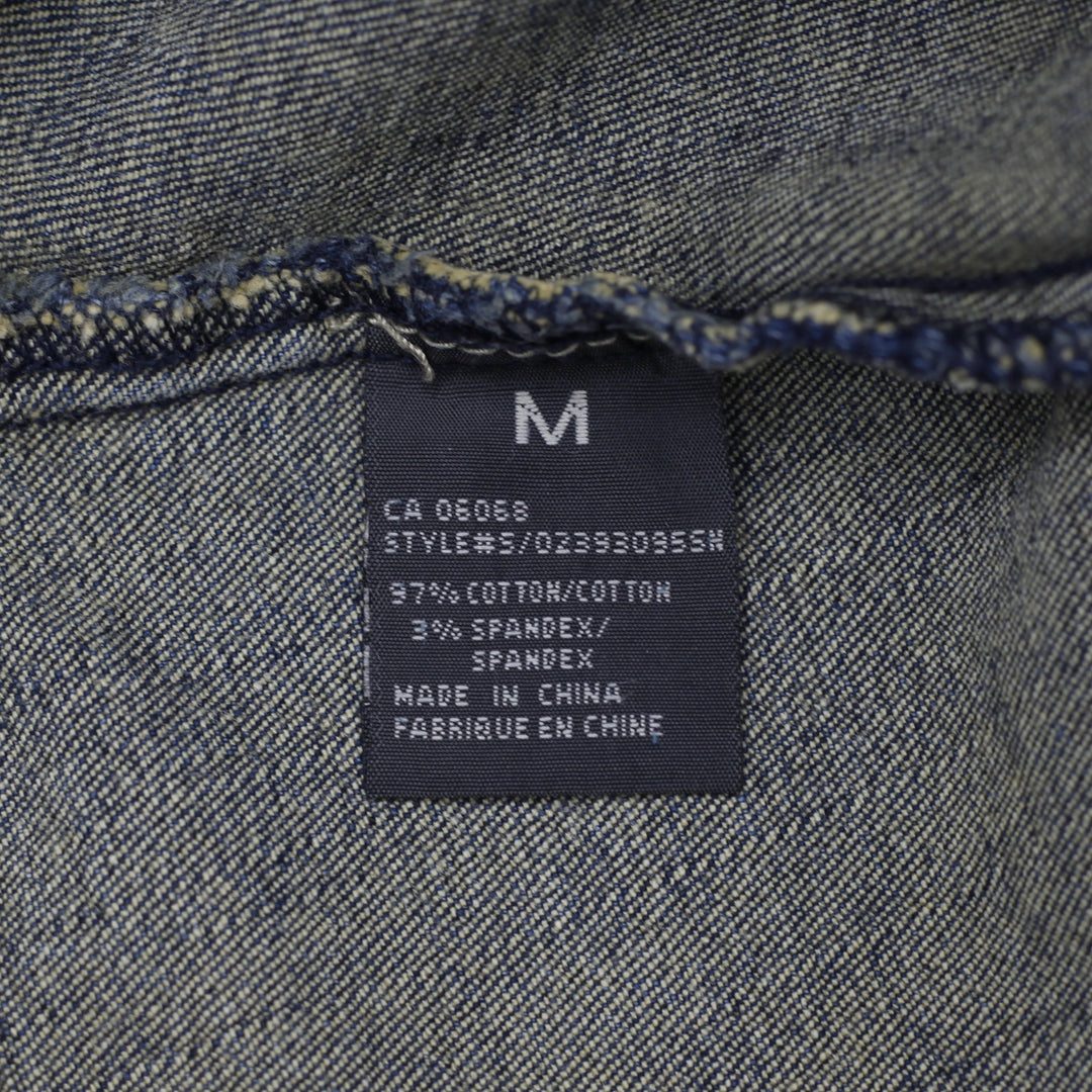 Y2K Side Street Studded Blue Denim Jacket Size M | Migration_Jackets - Detail View | Fashion Rerun