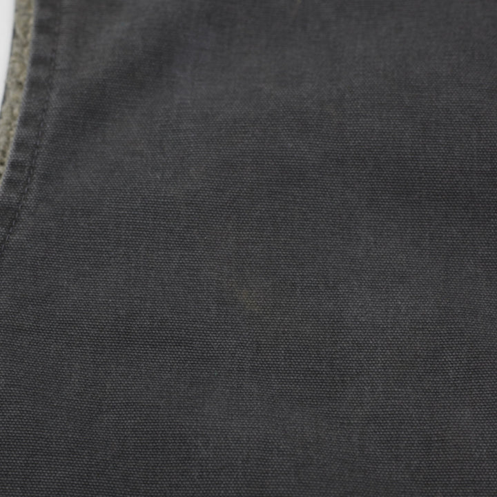 Vintage Carhartt V33 GVL Sandstone Duck Sherpa-Lined Vest Gravel Gray XL Regular