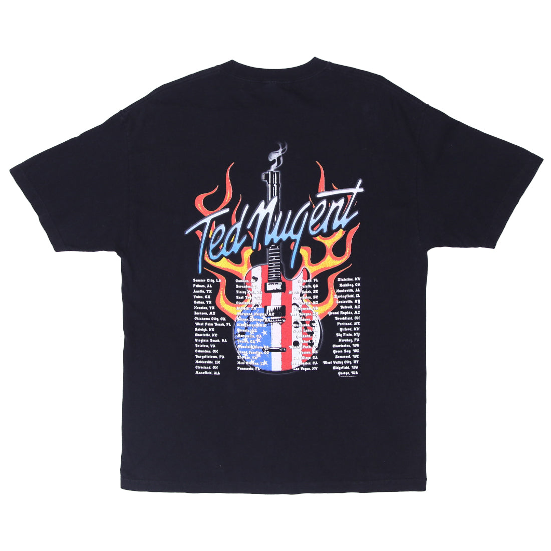 Shop 2003 Vintage Ted Nugent Tour T-Shirt Black XL | Fashion Rerun