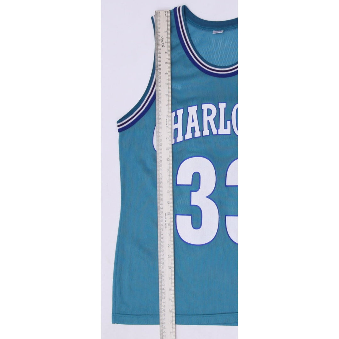 Vintage Champion NBA Charlotte Hornets Mourning #33 Basketball Teal Jersey | Migration_Jerseys - View 6 | Fashion Rerun