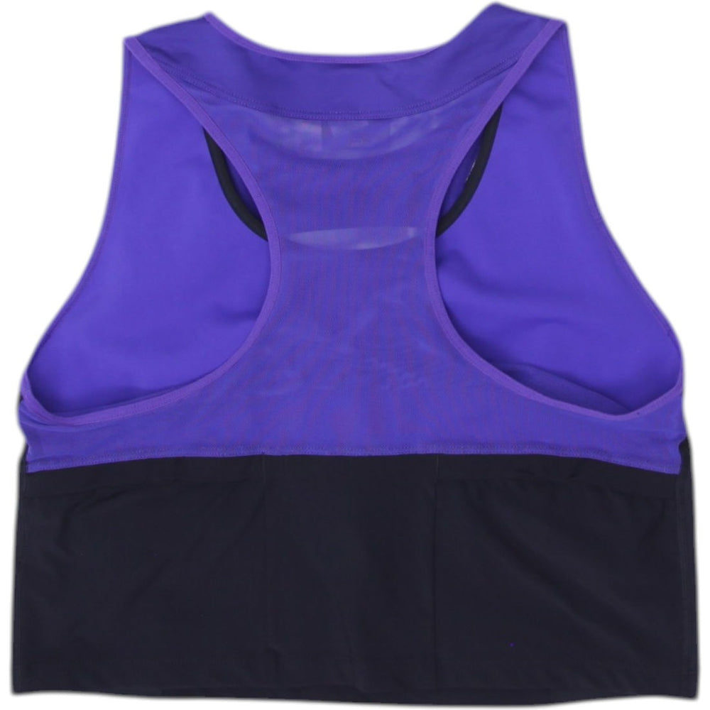 Ladies Nike ACG Sleeveless Vest Black Purple Athletic Breathable Top Size L | Migration_Tops - Side View | Fashion Rerun