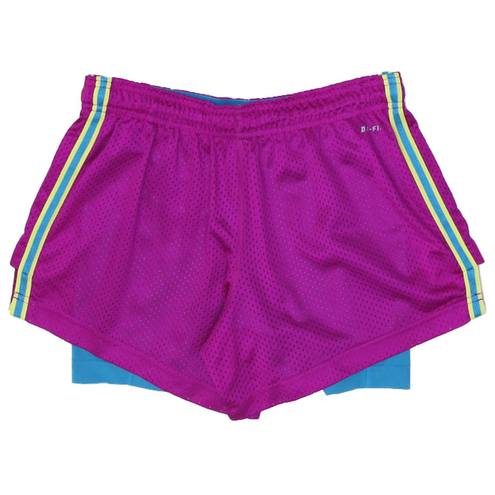 Ladies Embroidered Nike Logo With Inner Mesh Sports Shorts