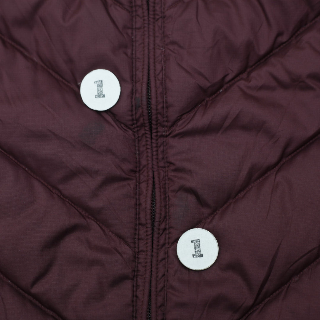Ladies The North Face 550 Down Vest Chevron Puffer Size XS