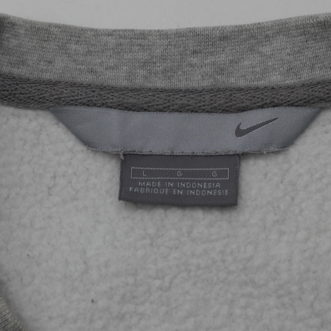 Vintage Mens Nike Pullover Sweatshirt Small Check Crewneck Logo Size L