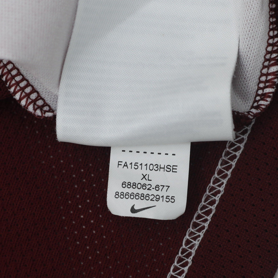 Youth Boys Nike Roma Training Jersey Maroon Dri-FIT Soccer Logo XL (13-15) | Migration_Jerseys - Detail View | Fashion Rerun