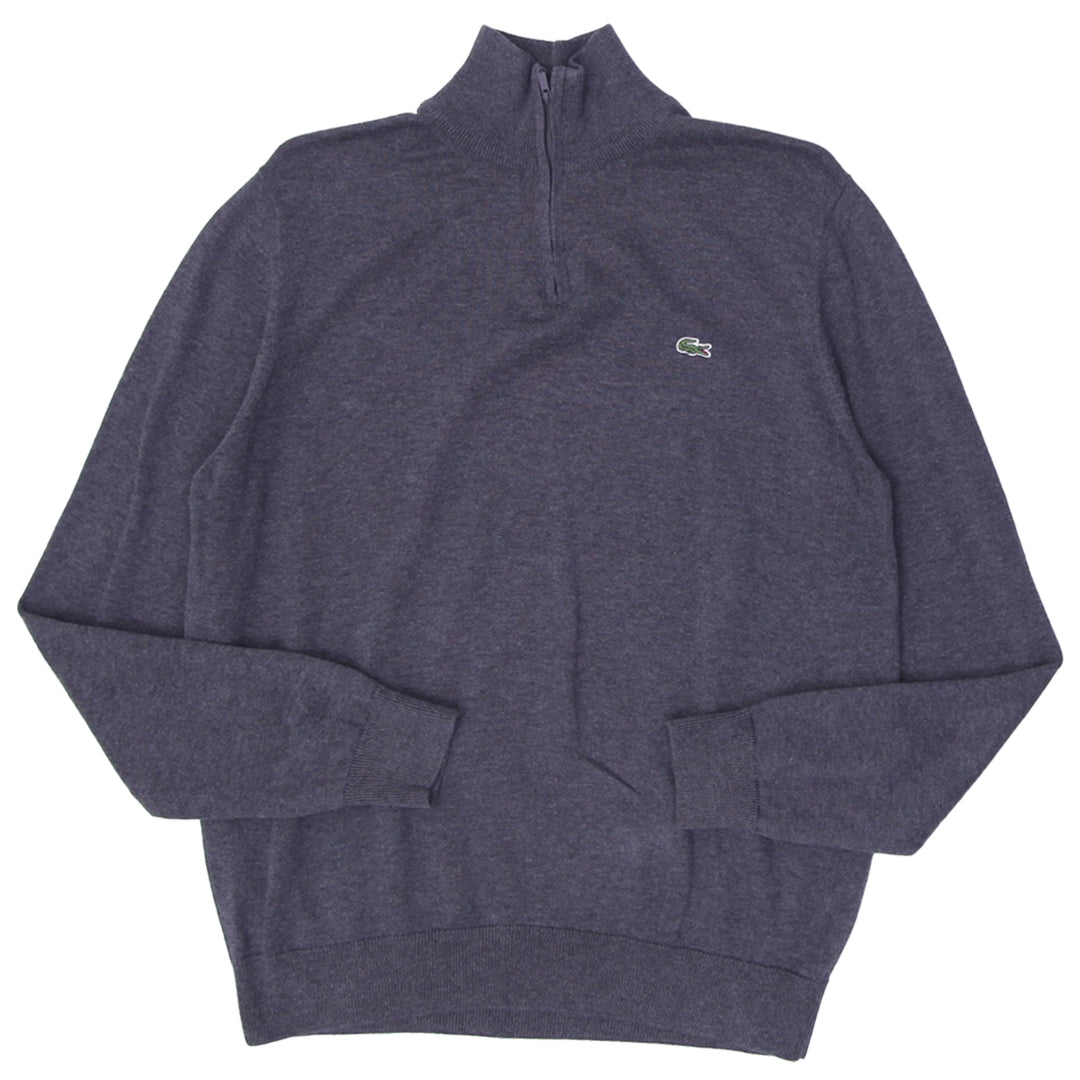 Casual & sporty style Mens Lacoste Quarter Zip Long Sleeve Sweater