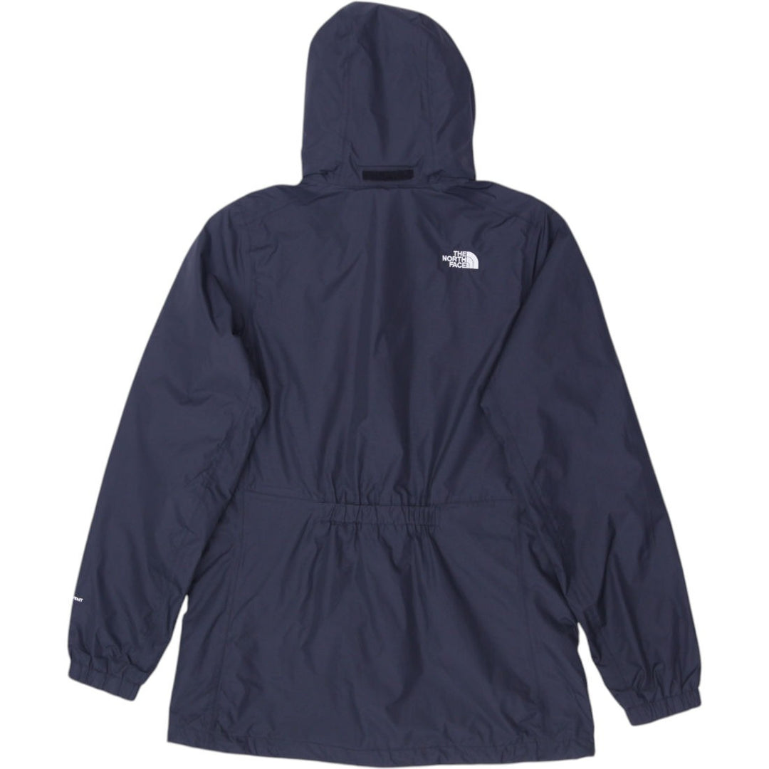 Ladies The North Face Jacket Navy Full Zip Hooded Windbreaker | Migration_Jackets - Side View | Fashion Rerun