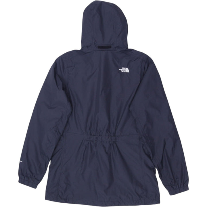 Ladies The North Face Jacket Navy Full Zip Hooded Windbreaker | Migration_Jackets - Side View | Fashion Rerun